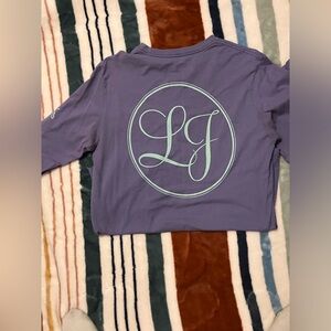 Women’s Lauren James long sleeve shirt Purple Shirt with Monogram